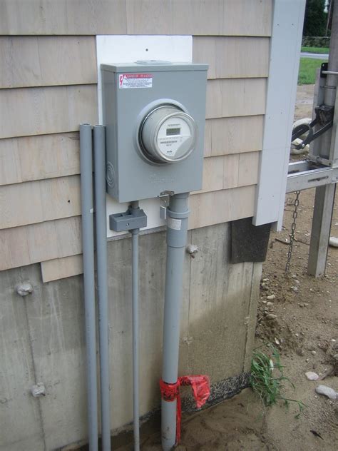 electric meter box image|exterior electrical meter box.